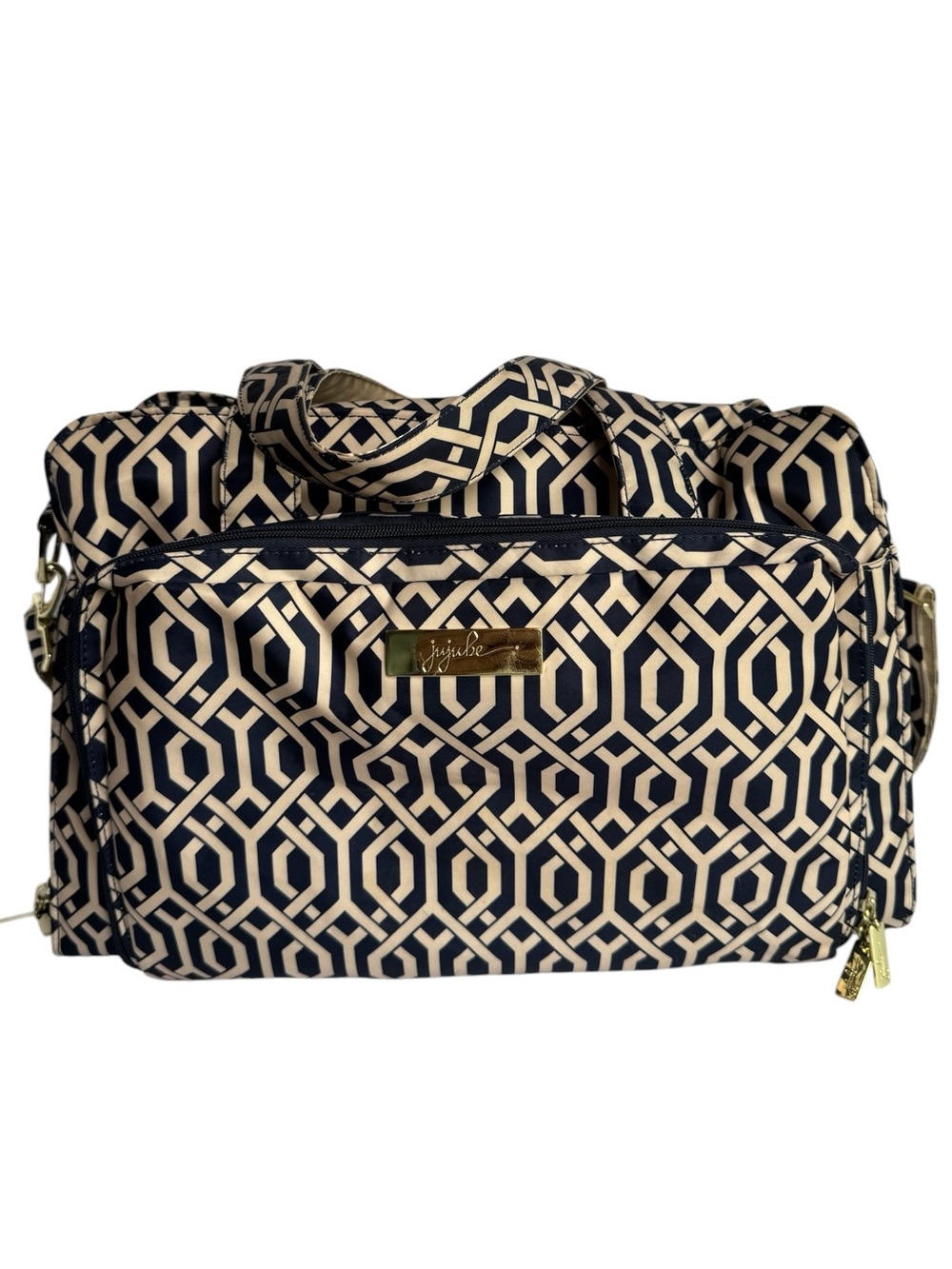 JuJuBe Be Prepared Extra Large Diaper Bag Travel Baby Duffel Twin Overnight VGUC